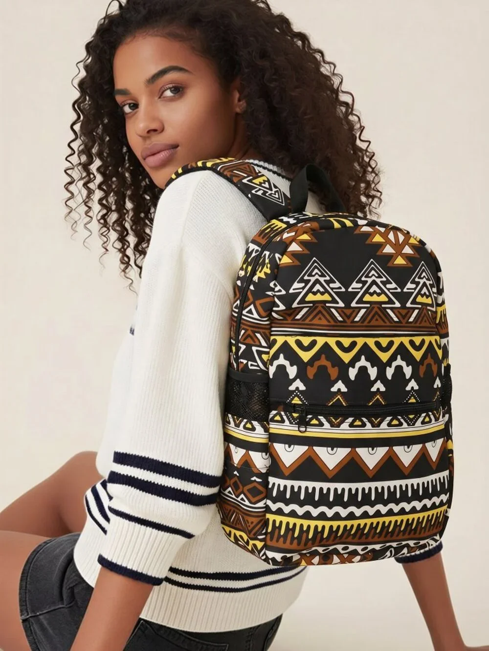 African Ankara Style Backpacks